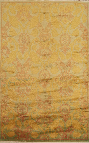 Vegetable Dye Nepalese Handmade Area Rug 6x9