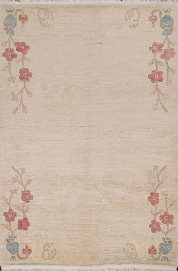 Vegetable Dye Nepalese Handmade Area Rug 6x8