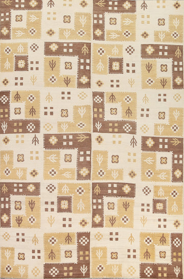 Wool Gabbeh Kashkoli Oriental Area Rug 6x10