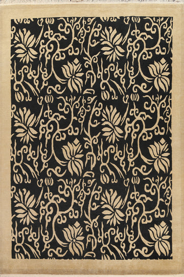 Vegetable Dye Nepalese Oriental Area Rug 8x10