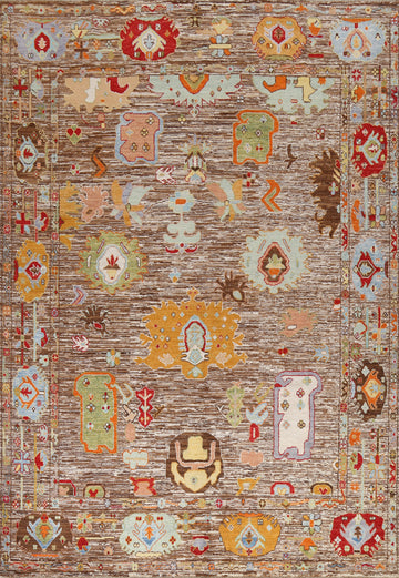 Vegetable Dye Ziegler Wool Area Rug 8x10