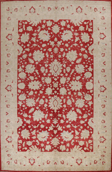 Vegetable Dye Oushak Oriental Large Rug 10x14