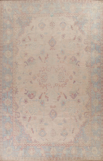 Vegetable Dye Oushak Turkish Area Rug 10x14