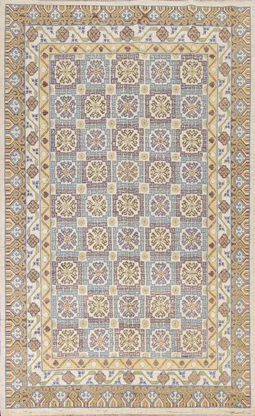 Vegetable Dye Khotan Oriental Wool Rug 7x10