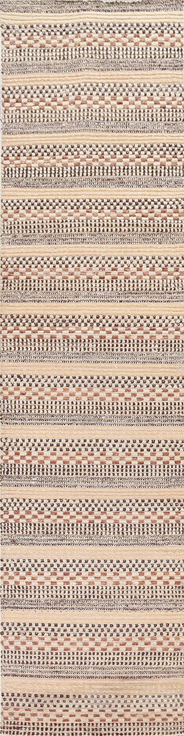Handmade Gabbeh Kashkoli Oriental Runner Rug 3x12