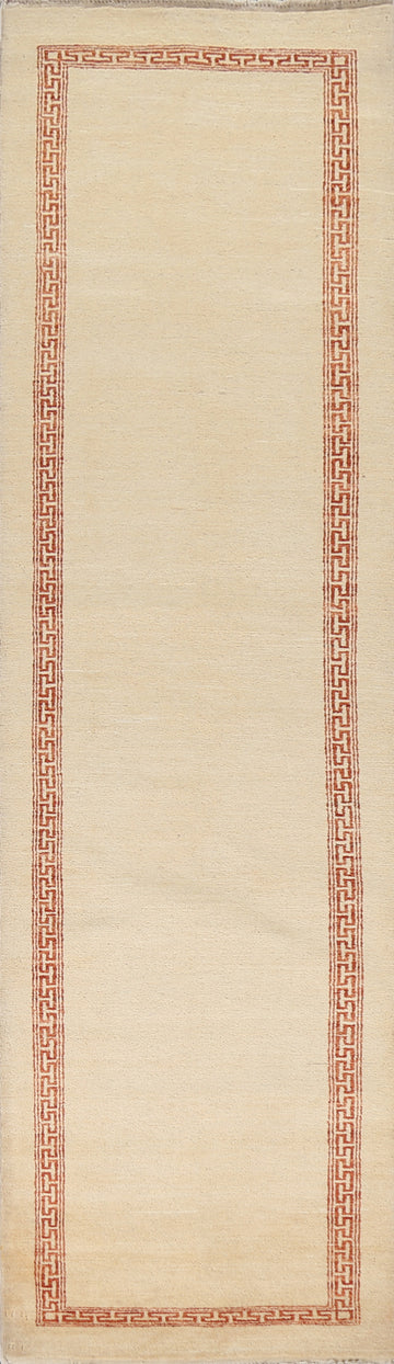 Wool Gabbeh Kashkoli Oriental Runner Rug 3x11