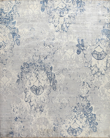 Vegetable Dye Abstract Oriental Wool Rug 8x10