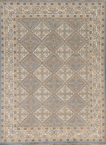 Vegetable Dye Khotan Oriental Handmade Rug 5x8