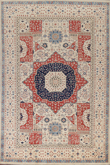 Vegetable Dye Wool Khotan Oriental Area Rug 7x10