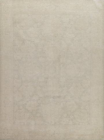 Vegetable Dye Neutral Oushak Oriental Turkish Rug 8x10