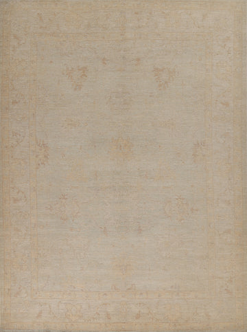 Vegetable Dye Muted Oushak Oriental Handmade Rug 8x11