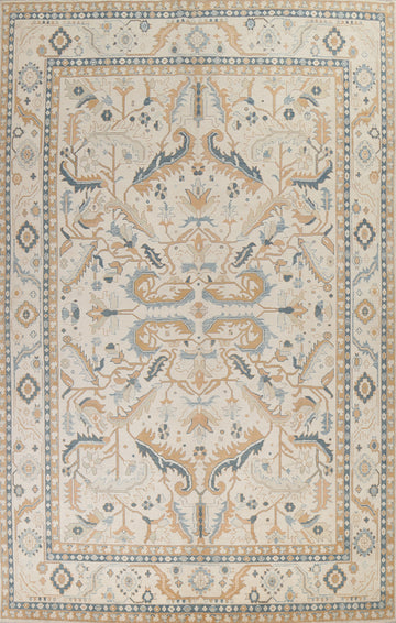Vegetable Dye Oushak Oriental Area Rug 9x13