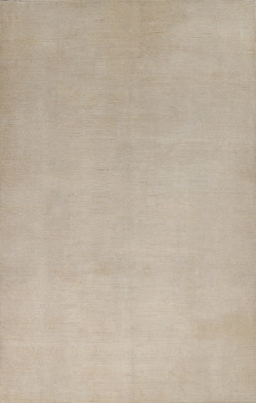 Vegetable Dye Muted Oushak Wool Turkish Rug 8x11