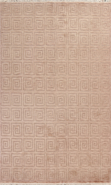 Contemporary Nepal Tibetan Oriental Wool Rug 6x9