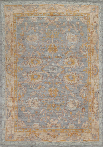 Handmade Wool Oushak Oriental Area Rug 8x10