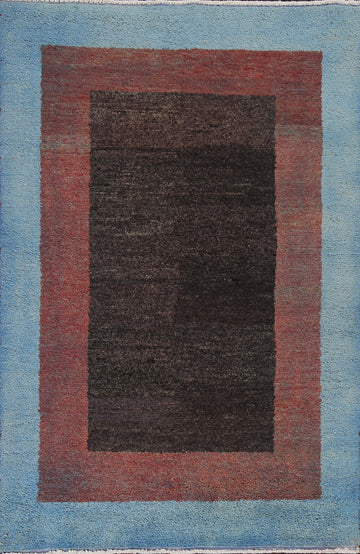 Handmade Gabbeh Kashkoli Oriental Area Rug 4x6