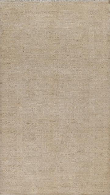 Vegetable Dye Muted Khotan Handmade Area Rug 6x10