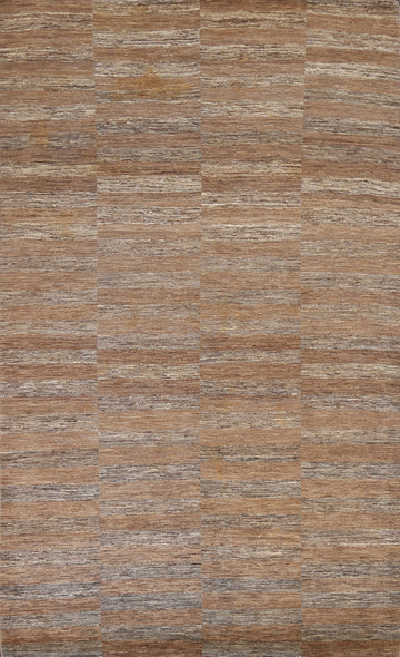 Handmade Wool Gabbeh Kashkoli Oriental Rug 6x9