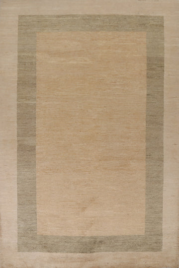 Hand-Knotted Gabbeh Kashkoli Oriental Area Rug 7x10