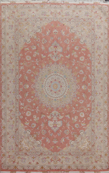 Wool/ Silk Top Quality Tabriz Persian Area Rug 7x10