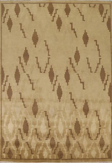 Handmade Wool Abstract Oriental Area Rug 8x10