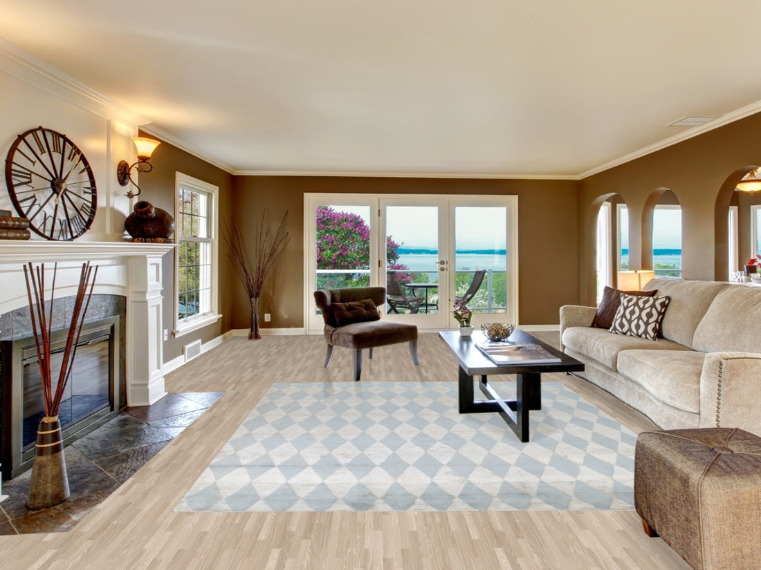 Trellis Modern Oriental Area Rug 8x10