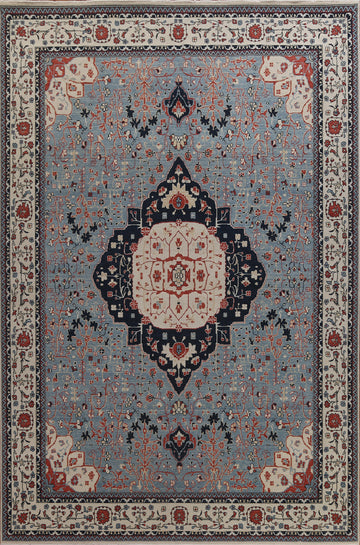 Handmade Kashan Mohtasham Turkish Area Rug 10x13