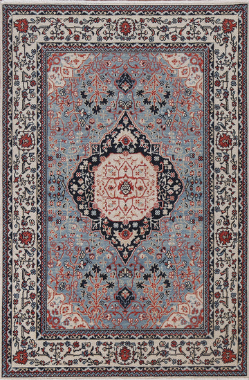 Handmade Kashan Mohtasham Turkish Area Rug 4x6