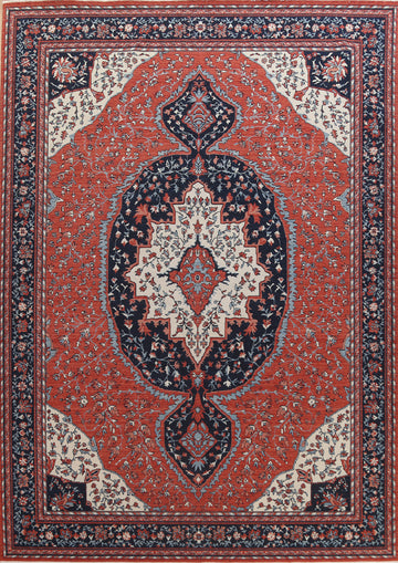 Handmade Sarouk Farahan Wool Turkish Rug 10x13
