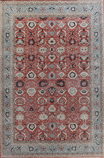 Floral Red Sultanabad Ziegler Turkish Rug 10x13