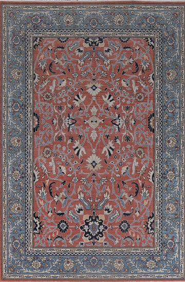Handmade Wool Sultanabad Ziegler Turkish Rug 7x10