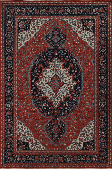 Handmade Wool Sarouk Farahan Turkish Rug 7x10