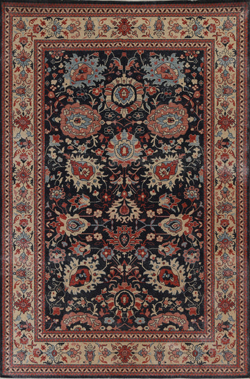 Handmade Floral Sultanabad Ziegler Turkish Wool Rug 7x10