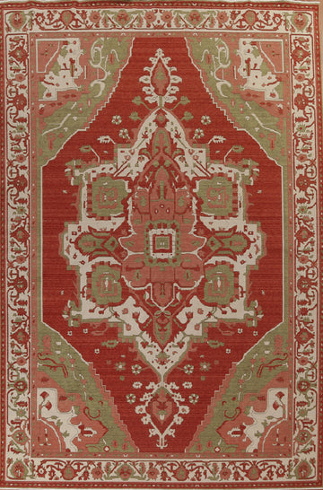 Geometric Heriz Serapi Oriental Area Rug 10x13