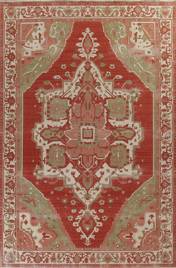 Heriz Serapi Handmade Oriental Area Rug 10x13