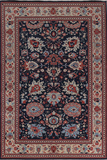 Floral Sultanabad Ziegler Turkish Area Rug 7x10