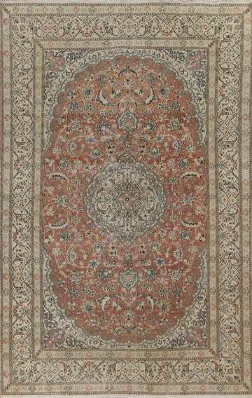 Floral Nain Persian Handmade Area Rug 6x10