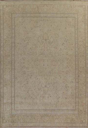 Floral Vegetable Dye Kashan Persian Area Rug 10x13