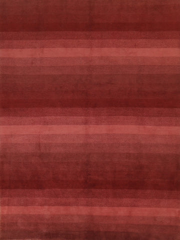Striped Nepalese Oriental Area Rug 8x10