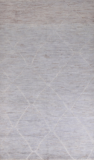 Trellis Moroccan Vegetable Dye Oriental Area Rug 6x10