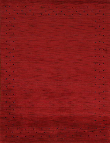 Red Wool Gabbeh Oriental Area Rug 4x6