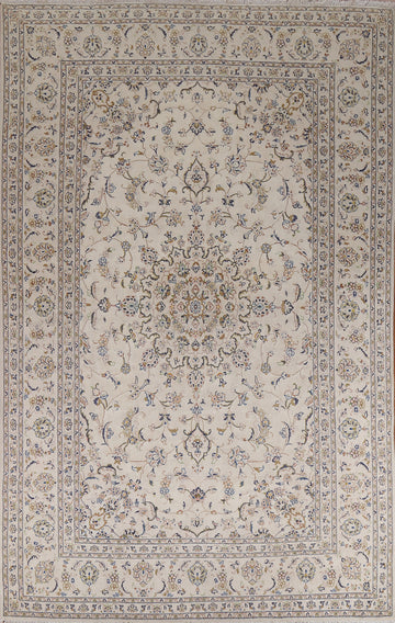 Handmade Wool Kashan Persian Area Rug 8x11