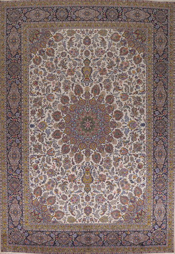 Vegetable Dye Kashan Persian Area Rug 10x13