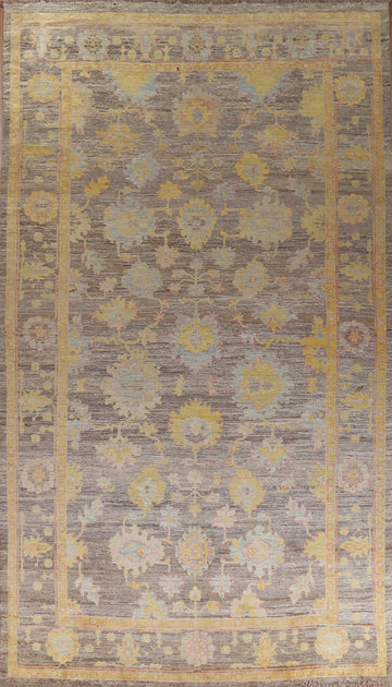 Vegetable Dye Oushak Large Oriental Rug 11x18