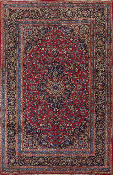 Traditional Kashmar Persian Area Rug 6x10