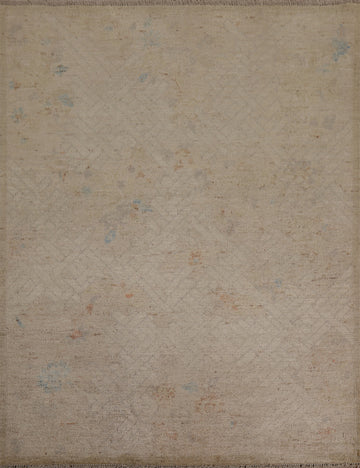 Vegetable Dye Oushak Oriental Area Rug 4x5