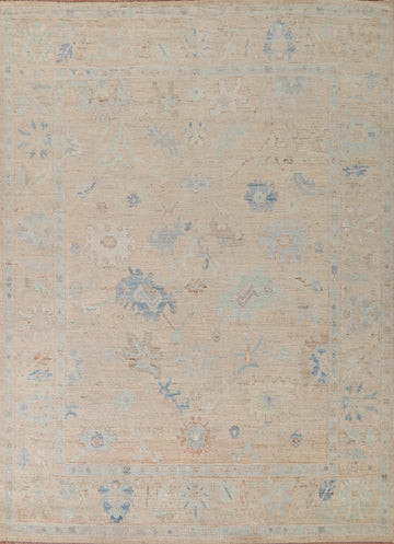 Vegetable Dye Oushak Turkish Area Rug 8x10