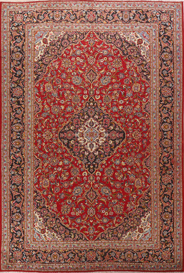Traditional Mashad Persian Area Rug 10x13