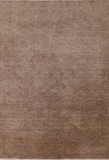 Brown Wool Gabbeh Area Rug 6x8