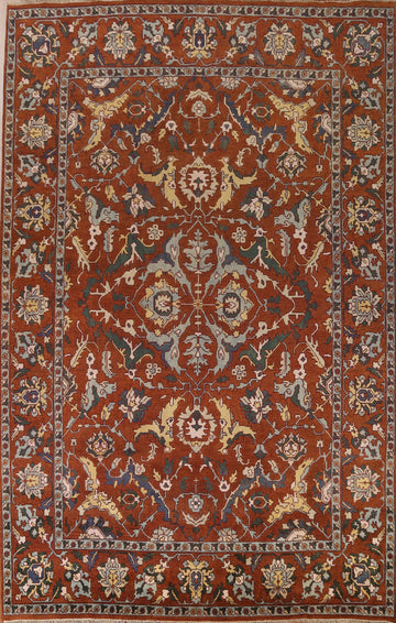Handmade Heriz Serapi Large Rug 10x14
